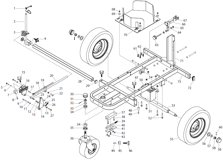 PowrLiner 6950 Cart Assembly I